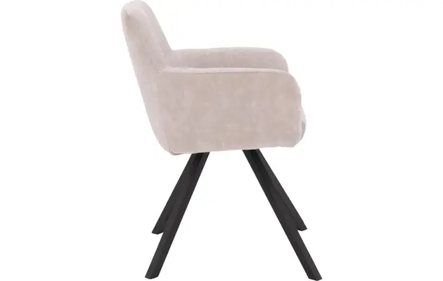 Goossens eetkamerstoel jesse beige stof - 8234500-{merk}-proefmodel-proefmodel-03